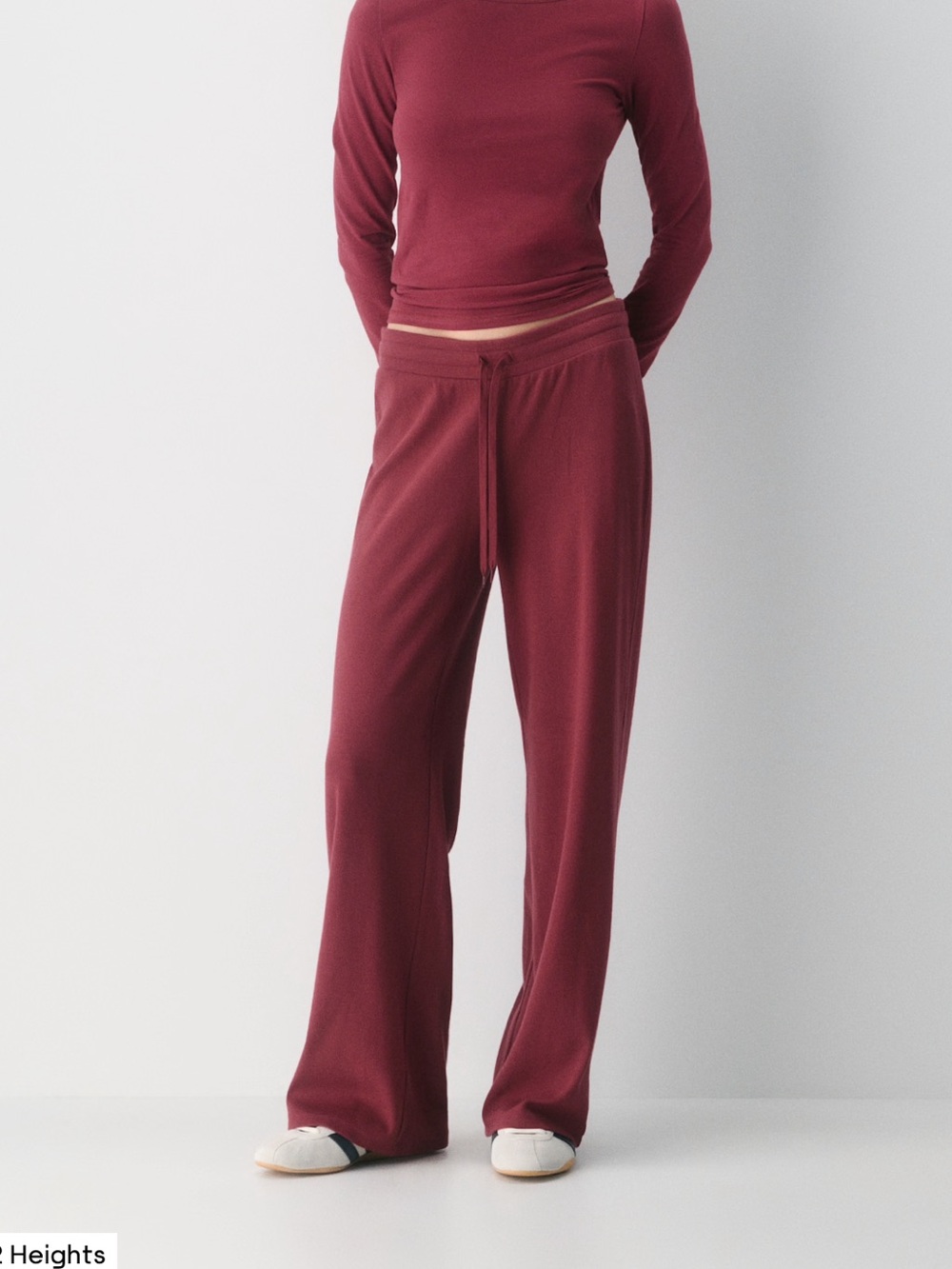 Aritzia Homestretch Rib Kickback Pants - Cardovan